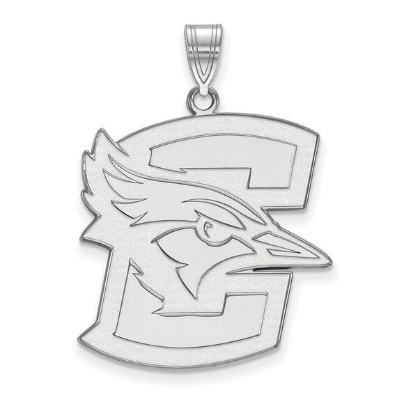 14k White Gold Creighton U XL Pendant